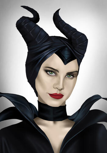 Lana as Maleficent